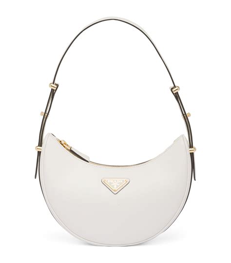 prada white bag|More.